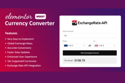 Currency Converter Widget for Elementor